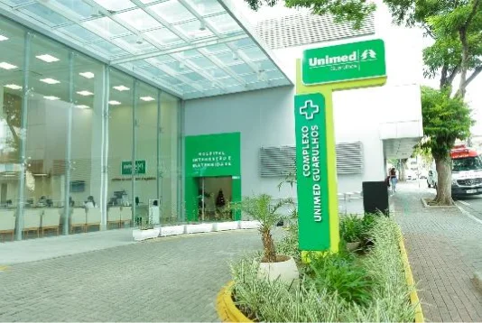Entrada do Complexo Hospitalar Unimed Guarulhos